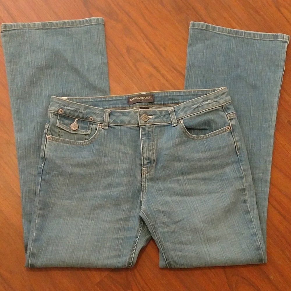 Banana Republic Jeans Size 12 Light Blue